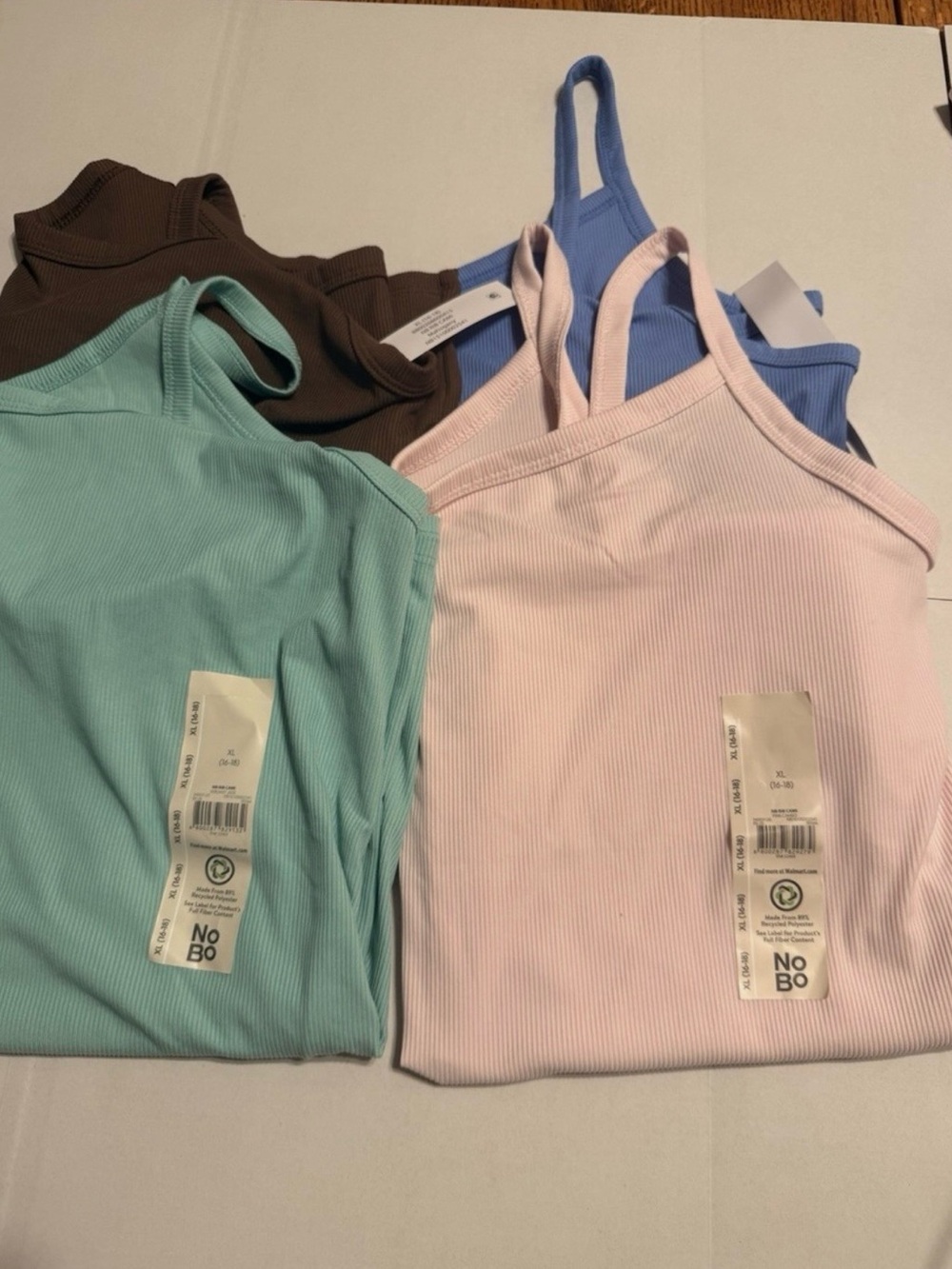No Boundaries Ribbed Tank Top - Pink. Mari, verdant Jade , mahagony, cool peri